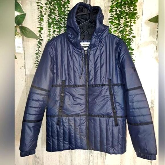 NWOT Reebok Puffer Jacket - Picture 1 of 9